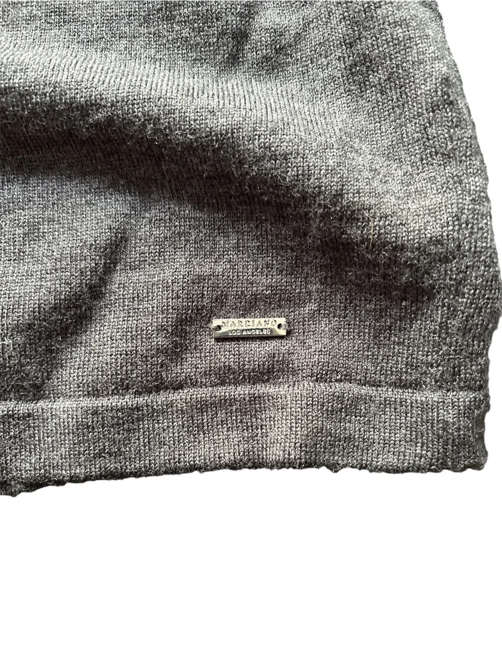 Marciano by Guess 100% Wool Charcoal Grey Cardigan XXL